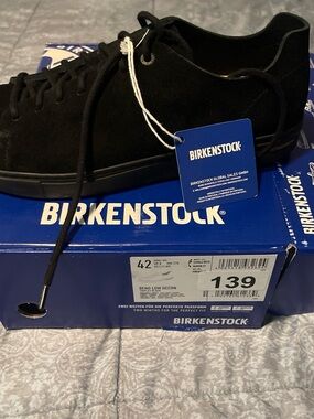 New!!! Birkenstock Bend Low Decon Sneaker in Black Suede